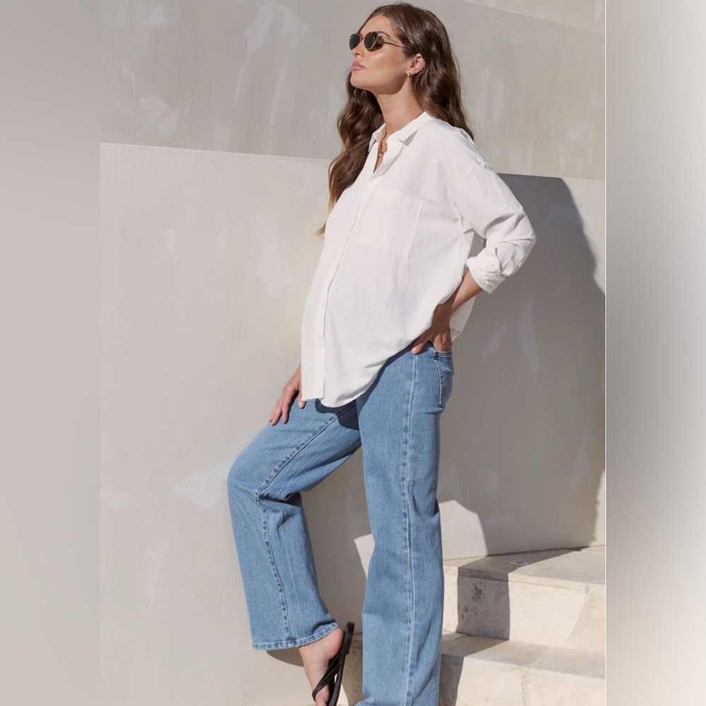 Bae Maternity All Hours Wide Leg Jeans